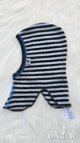 Балаклава Joha за бебе мерино вълна 0-6 месеца, снимка 2 - Бебешки шапки - 52871143