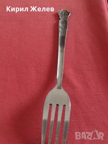 Стара вилица красива кралска орнаментика перфектно състояние за КОЛЕКЦИЯ ДЕКОРАЦИЯ 62121, снимка 6 - Други ценни предмети - 43862388