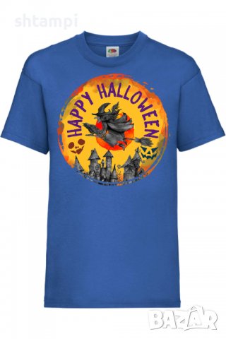 Детска тениска Halloween 08,Halloween,Хелоуин,Празник,Забавление,Изненада,Обичаи,, снимка 4 - Детски Блузи и туники - 38156609