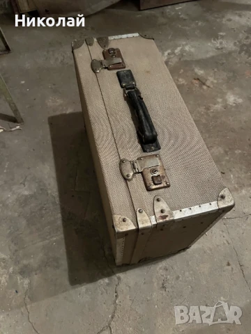 ПРОДАВАМ ДЪРВЕН КУФАР, АНТИКА.ВОЕННО ПРОИЗВОДСТВО, снимка 1