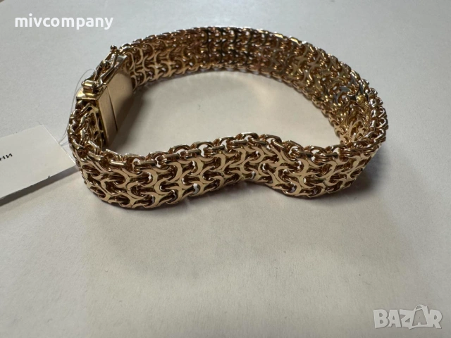 Златна гривна 44гр.21см., снимка 2 - Гривни - 53354263
