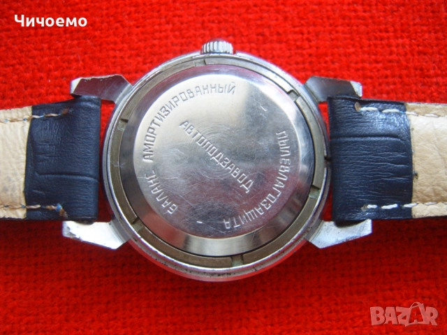 Родина Автоматик Първия ръчен часовник автоматик на СССР, снимка 4 - Антикварни и старинни предмети - 51601483