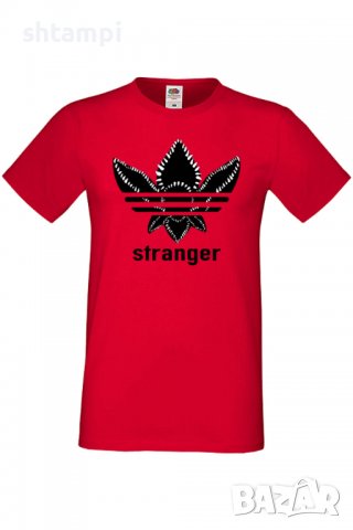 Мъжка тениска Stranger Adidas,Филм,Сериал,, снимка 4 - Тениски - 37568990