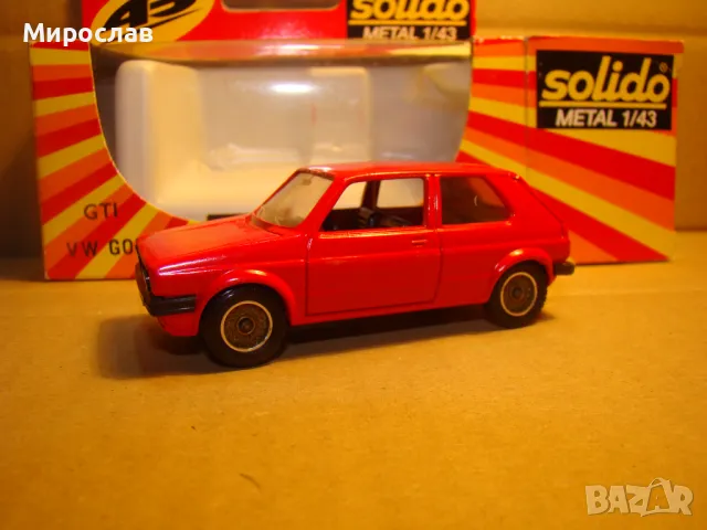 1:43 SOLIDO VW GOLF 2 МОДЕЛ КОЛИЧКА ИГРАЧКА, снимка 2 - Колекции - 48981306