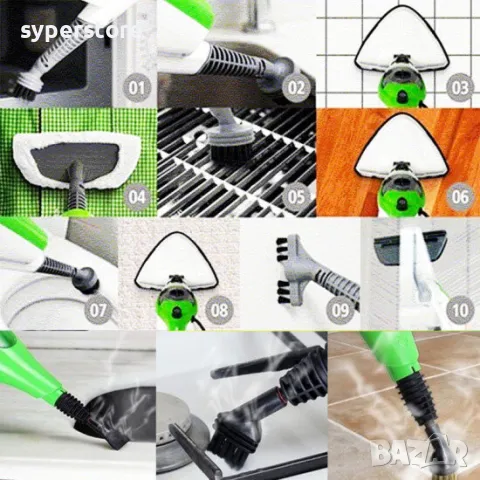 Парочистачка Стийм Моп x12 Digital One SP01007, Система за почистване Стийм Моп х12, Steam Mop x12, , снимка 5 - Парочистачки и Водоструйки - 49360611
