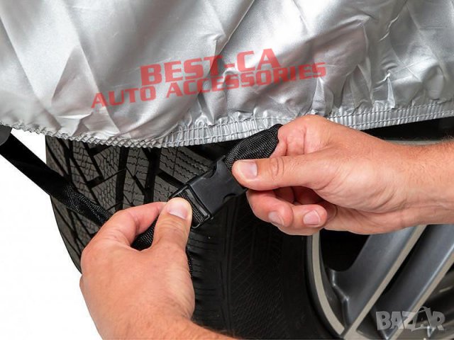 Покривало / брезент за МПС (кола, джип) против градушка, размер XXL, 588x183x122 см., снимка 6 - Аксесоари и консумативи - 40020494
