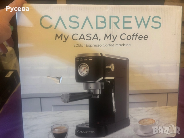 Кафемашина Casabrews CM5418, снимка 3 - Други стоки за дома - 53446654