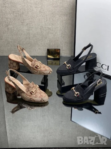 сандали на ток gucci 