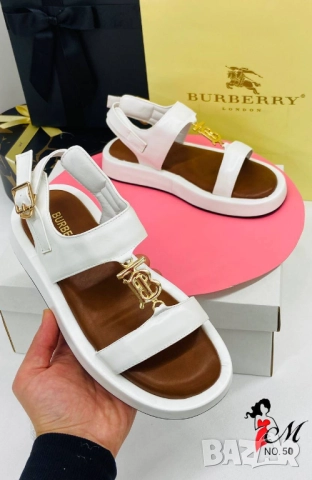 сандали от ествествена кожа burberry, снимка 3 - Сандали - 51458562