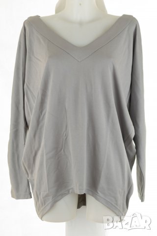 Дамска блуза в сив нюанс марка Yuliya Babich, снимка 2 - Тениски - 27442277