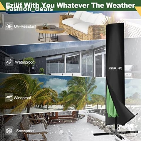 Ново Покритие за чадър анти-UV водоустойчиво ветроустойчиво Покривало, снимка 2 - Други - 40581281