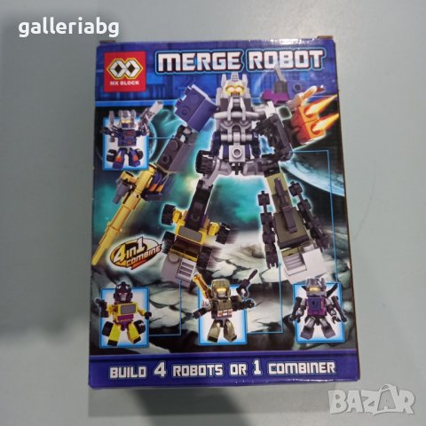 Merge Robot 4в1, снимка 2 - Конструктори - 38038166