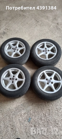 Джанти с летни гуми 185 65 15 , снимка 2 - Гуми и джанти - 52085027
