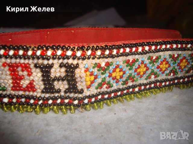 СПОМЕН Старинно МЪНИСТЕНО УКРАШЕНИЕ НАКИТ ШИРИТ 20те ГОДИНИ на 20ти ВЕК МАЙСТОРСКИ УНИКАТ БИЖУ 30686, снимка 10 - Антикварни и старинни предмети - 37851442