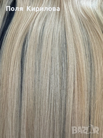 Естествена руса коса от Artfirum Hair Itd, снимка 11 - Аксесоари за коса - 53211239