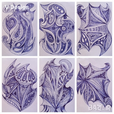 Абстрактни картини "Елементи"- вариации