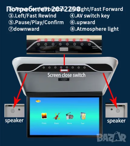 Телевизори за автобуси ,каравани Андроид FHD 12 /24 волта. Buss Tv 12 v /24 v