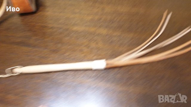 Камшик бич естествена кожа топ състояние, снимка 2 - Други стоки за дома - 33411745