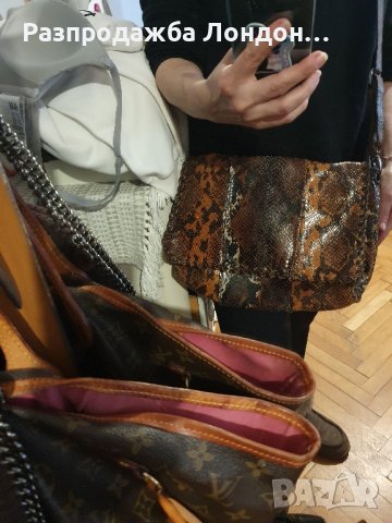 ZARA чанта змийска кожа.от 96лв, снимка 2 - Чанти - 43640409