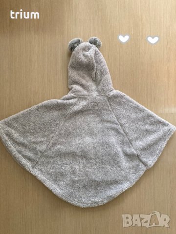 Топло детско пончо Matalan, размер S, 13-14г., ръст 164 см., снимка 4 - Детски якета и елеци - 38220413