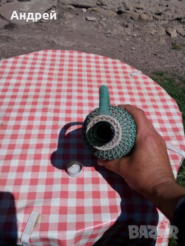 Стара плетена дамаджана,шише #11, снимка 6 - Други ценни предмети - 28658358