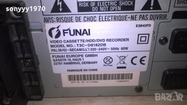 funai t3c-d8182db-dvd/hdd/video 6head hi-fi-внос швеицария, снимка 16 - Плейъри, домашно кино, прожектори - 27044955