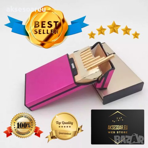 Идеална подаръчна метална кутия табакера с магнитен капак за 80 мм стандартни цигари модна стилна и , снимка 14 - Табакери - 39431295