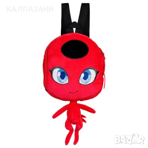 P.M.I. Miraculous Калинката и Котарака Раничка Куами MLB7006, снимка 3 - Плюшени играчки - 42991531