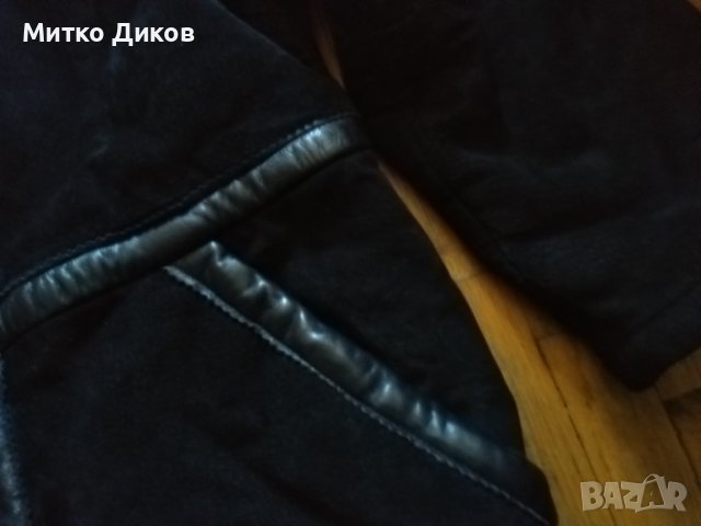 Женска полушуба яке зимна естествена кожа супер топла маркова размер ХЛ, снимка 4 - Якета - 43009174