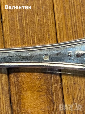 #0006# Комплект прибори за хранене. Посребрени. Италия., снимка 4 - Прибори за хранене, готвене и сервиране - 50471543