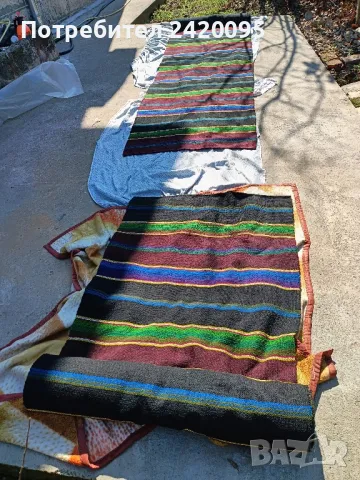 2броя  стари вълнени пътеки- 150лв, снимка 5 - Декорация за дома - 49358479