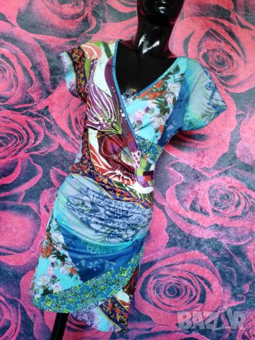 Smash Многоцветна къса рокля С/М, снимка 3 - Рокли - 37552995