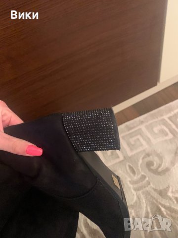Красиви черни чизми високи ботуши, снимка 9 - Дамски ботуши - 39353681