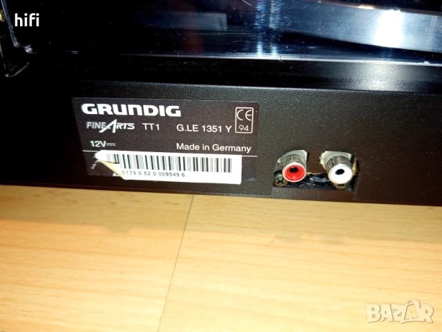 Автоматичен грамофон Grundig Fine Arts TT1, снимка 5 - Грамофони - 51860619