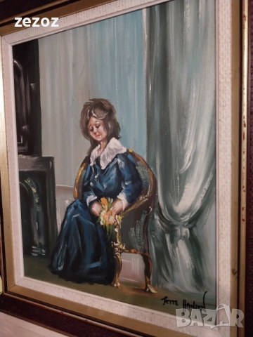 Авторска картина масло върху платно, снимка 3 - Картини - 53208670