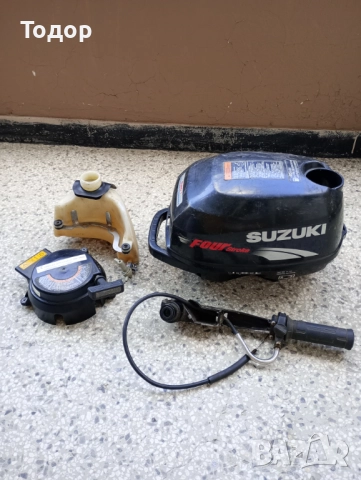 Продавам извънбордов мотор Suzuki 2.5HP внос от Италия, с липси-карбуратор, ос и перка на торпедото, снимка 7 - Воден транспорт - 28856197