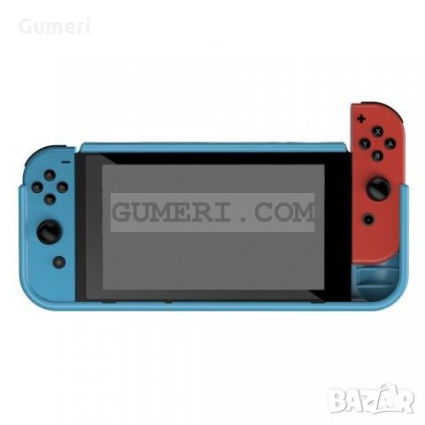 Nintendo Switch - Противоударен Силиконов Гръб - Син, снимка 4 - Аксесоари - 35099942