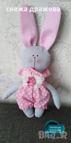 Текстилна декорация зайченце-момченца и момиченца, снимка 6 - Кукли - 28161803