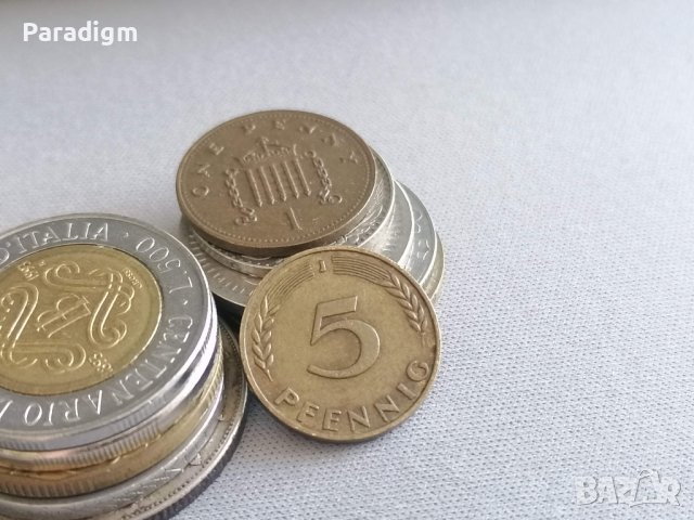Монета - Германия - 5 пфенига | 1969г.; серия J, снимка 1 - Нумизматика и бонистика - 39154042