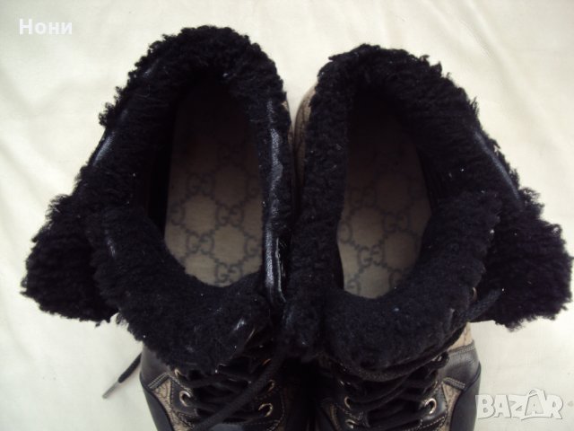 Винтидж  Мъжки оригинални боти Gucci  size 42.5, снимка 12 - Мъжки боти - 34577073