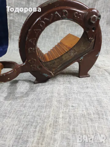 Винтидж нож,гилотина RAADVAD за хранителни продукти, снимка 7 - Антикварни и старинни предмети - 49438190