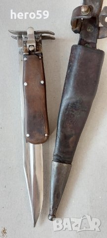 RRR-военен десантен нож(парапропър) WW2-1936-45,щик,кортик,сабя,ятаган, снимка 3 - Антикварни и старинни предмети - 42958451
