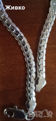 Сребърна гривна, снимка 2 - Бижутерийни комплекти - 44006353