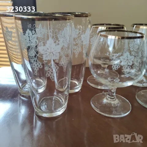 Кристален сервиз вино,ракия 19 бр., снимка 12 - Чаши - 47556415