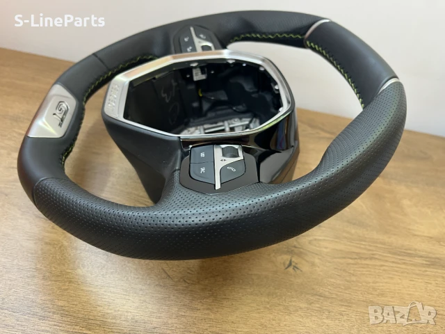 Оригинален с перфорирана кожа Мулти волан GT Peugeot 208 2008 Пежо pejo, снимка 5 - Части - 51397689