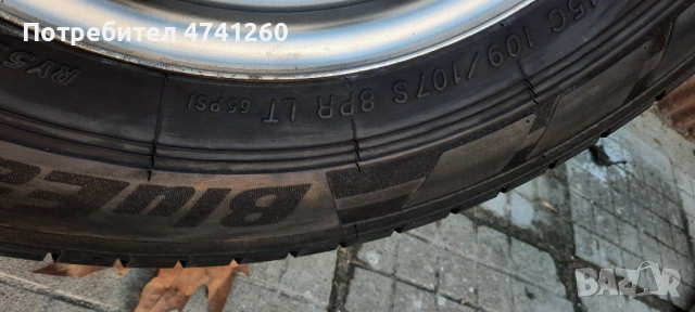 Джанти със Гуми Yokohama за Фият Дукато 215/70R15C Пежо Боксер 15", снимка 2 - Гуми и джанти - 53516514