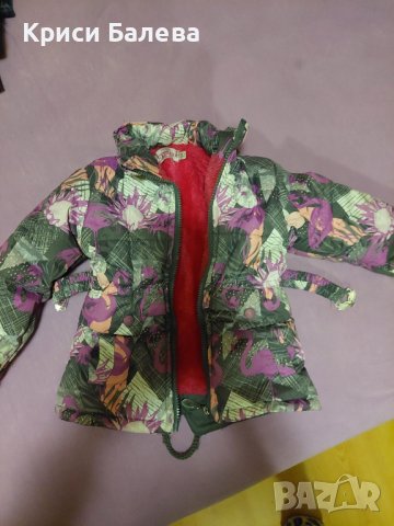 Зимен комплект за момиче от 2 части за възраст 36месеца, снимка 1 - Детски якета и елеци - 40229938