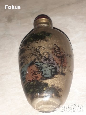 Старо малко китайско шишенце - шише за енфие, снимка 2 - Антикварни и старинни предмети - 43300636