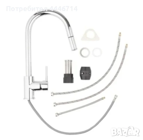 Смесител за кухня, Смесителна батерия за кухненска мивка, снимка 3 - Други - 51423195