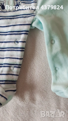 Нов немски комплект гащеризон и блуза за бебешки  р.62, с этикет., снимка 9 - Бебешки гащеризони - 53459524